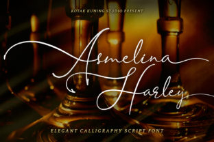 Asmelina Harley: A Romantic Handwritten Font
