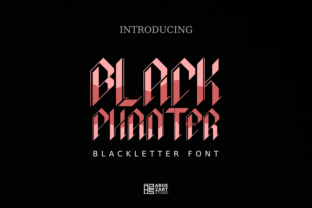 Black Phanter: Bold Blackletter, Built for Impact