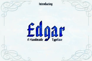 Edgar: Where Blackletter Tradition Meets Contemporary Design Intelligence