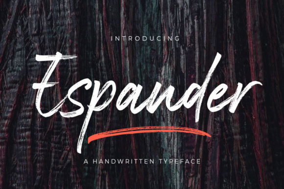 Esander: A Handwritten Font That Feels Like a Smile in Type