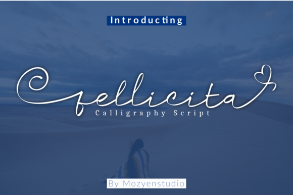 Fellicita Calligraphy Script: A Handwritten Font That Brings Calm and Character to Modern Design
