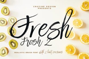 Fresh: A Bold Handwritten Font with Organic Charm