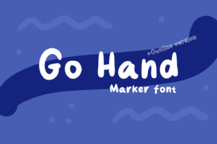 Go Hand: A Handwritten Font That Feels Like a Friendly Nod Across the Room