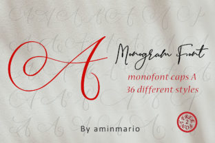 Monogram a Monofont Caps A