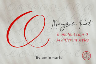 Monogram O Monofont Caps O