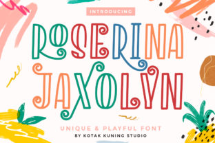 Roserina Jaxolyn: The Handwritten Font That Feels Like a Smile