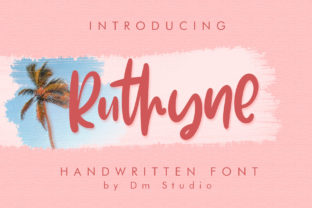Ruthyne: A Handwritten Font with Personality