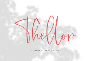 Thellor Font: The Elegant Handwritten Script That Elevates Design With Authenticity