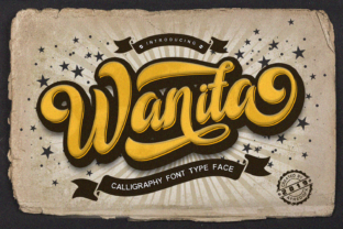 Wanita Font: A Playful Handwritten Typeface That Brings Modern Charm to Any Design